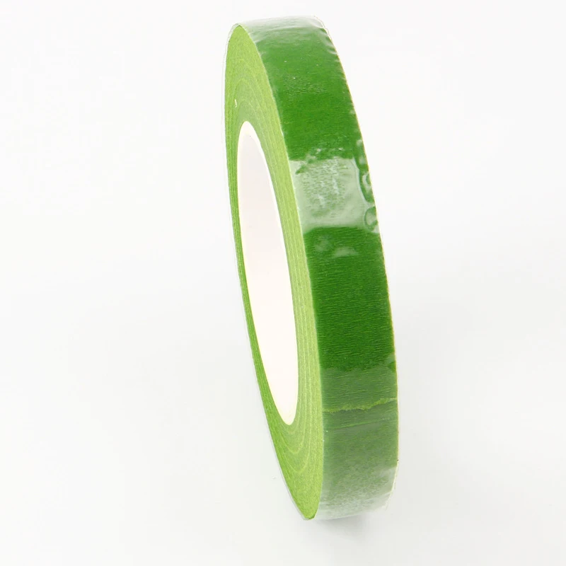 Fruit green 1 шт. 30 ярдов 12 мм Цветочная лента для ствола корсажи бутоньерка искусственный цветок тычинки обертывание флорист ленты нейлон товары для цветов - Цвет: Fruit green
