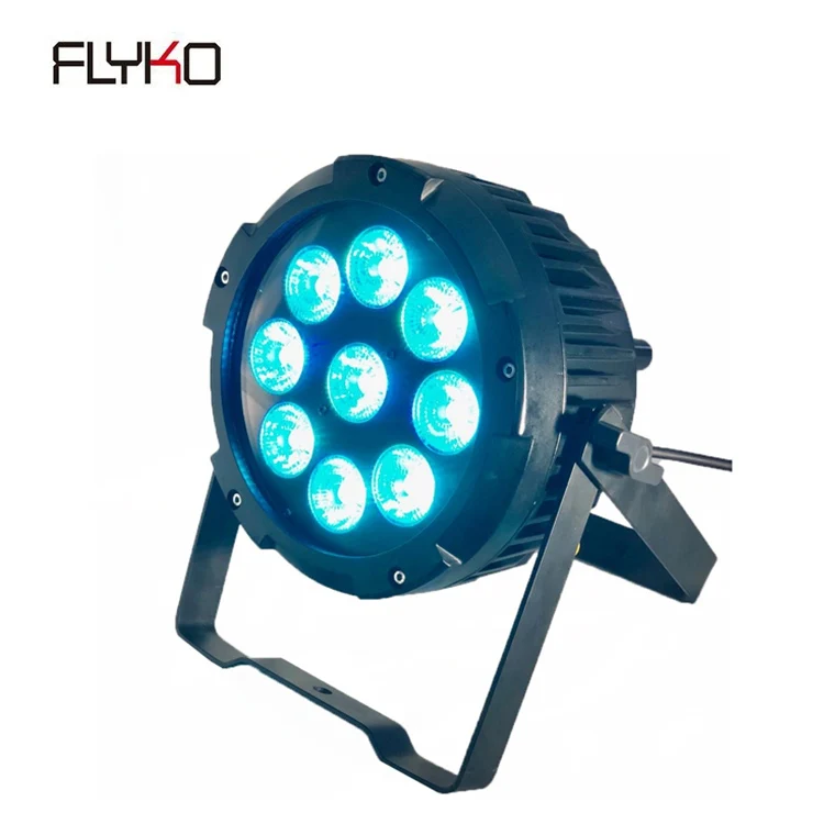 Бесплатная доставка led 9x15 Вт IP65 батарея 6в1 RGBWA + UV с WIFI контроллером | Лампы и