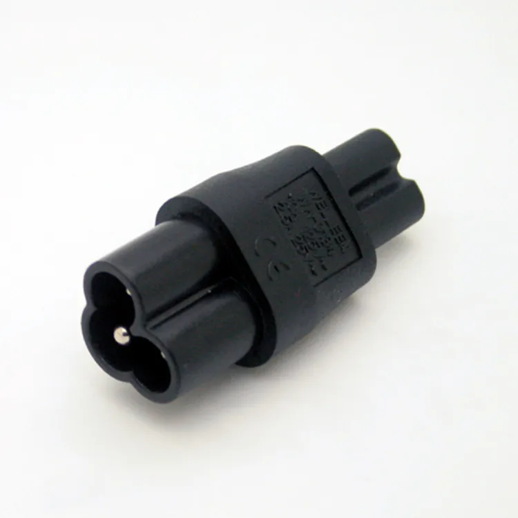Адаптер питания IEC 320 C6-C7 C6 штекер-C7 2 штырьковый гнездовой адаптер 3Pin штекер-2Pin