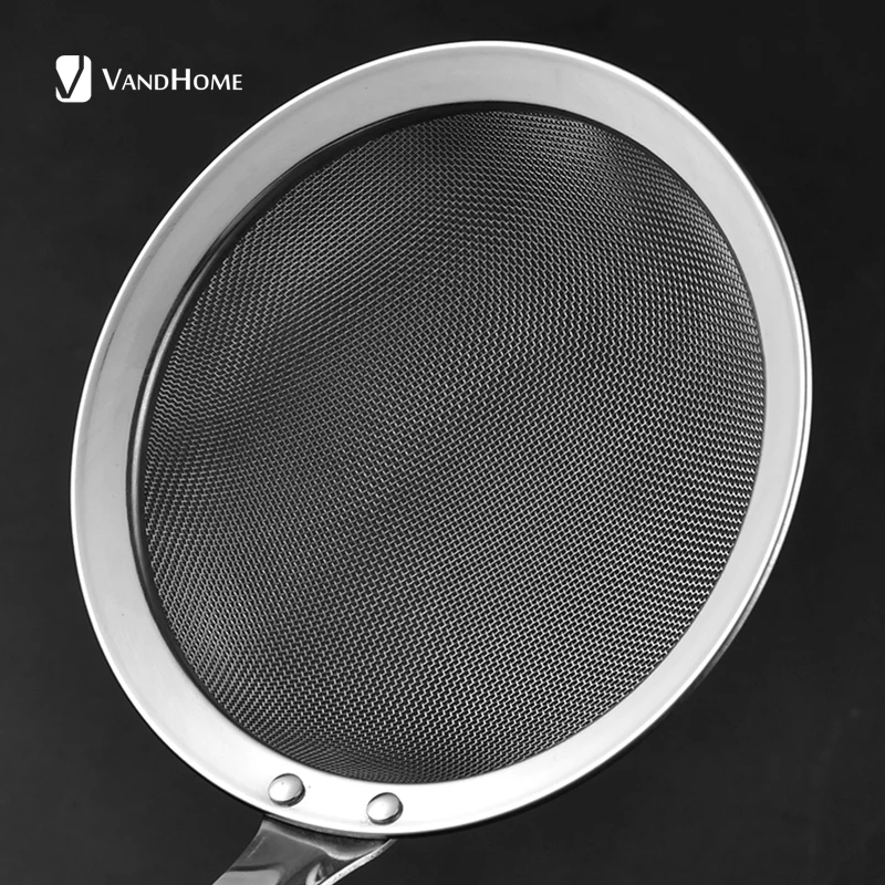 Дуршлаг Из Нержавеющей Стали VandHome 304 Кухонное сито для остатков овощей масляный