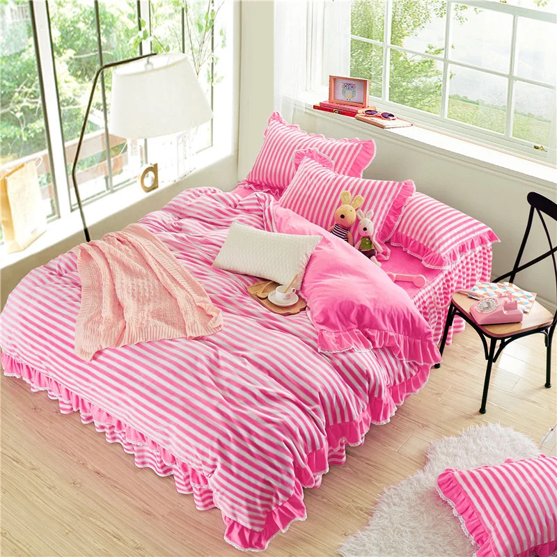 Флисовая ткань зимний набор пододеяльников для пуховых одеял Королевский размер