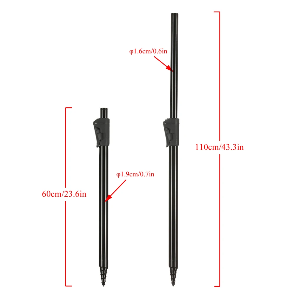 Регулируемая удочка для ловли карпа держатель удочки подставка сигнализации