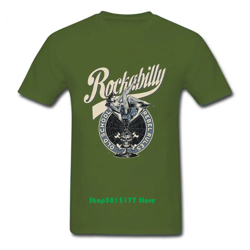 Новая распродажа рокабилли Rebel Rules футболка с фирменным принтом летние мужские