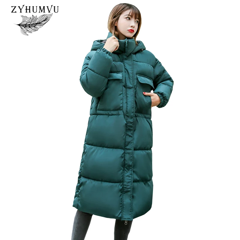 2018 новые зимние парки с капюшоном Теплые больших размеров длинная куртка