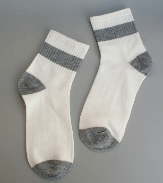 5 pairs Set Women Socks white short sock soft cotton light colors sweet | Женская одежда