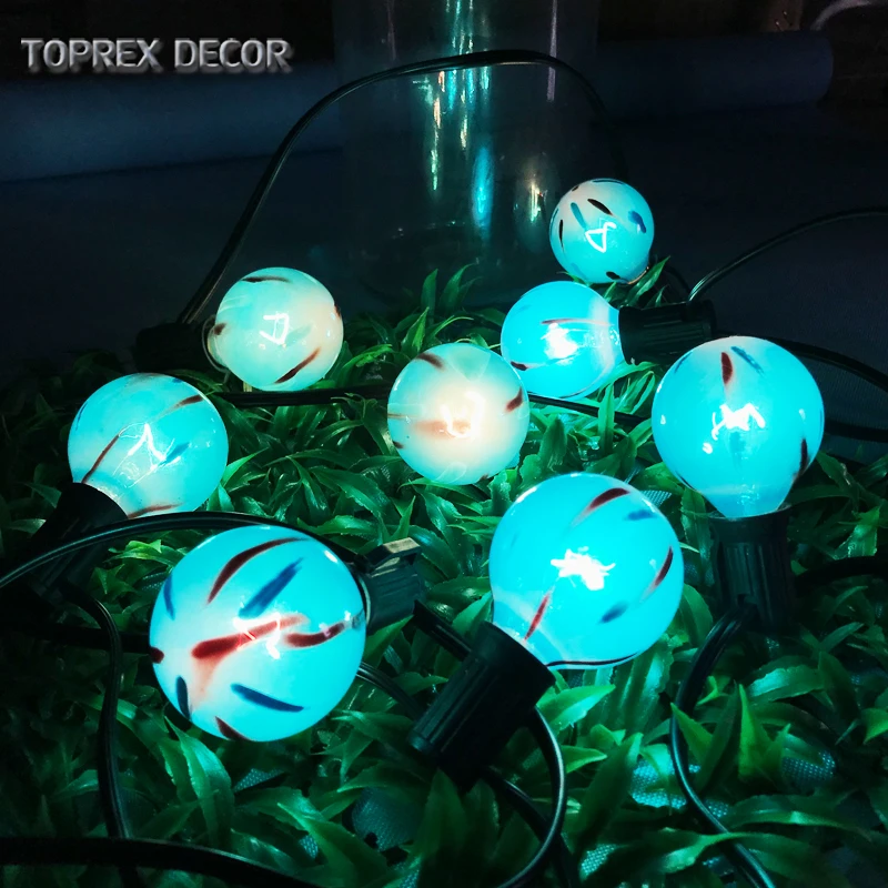Toprex E12 patio lights длина 11 5 футов. Наружные гирлянды рождественские световые