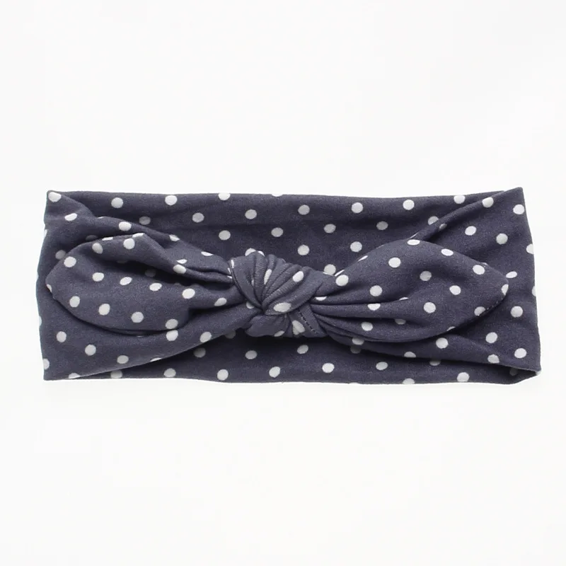 Yundfly милое детское платье в горошек для девочек Ободок с кроличьими ушками