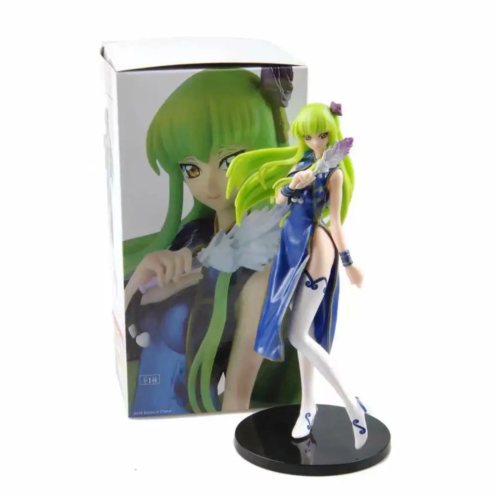 Code Geass Lelouch of the мятеж C.C. EXQ ver. ПВХ аниме экшн фигурка Коллекционная модель Кукла