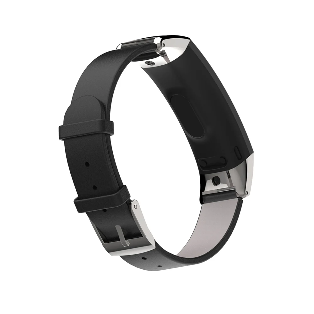 Ремешок из натуральной кожи для смарт браслета Honor band 3 мягкий сменный Браслет Huawei