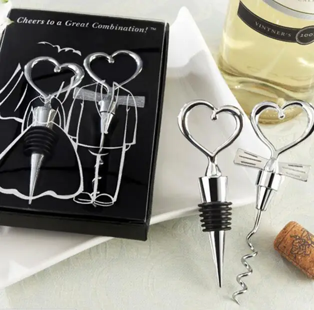 5 комплектов (10 шт.)/партия открывалка для бутылок вина и набор пробок черная