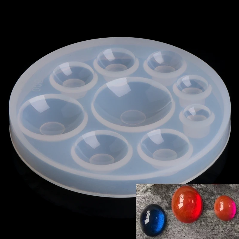 

Round Silicone Resin Mold DIY Jewelry Pendant Making Tool Mould Handmade Craft