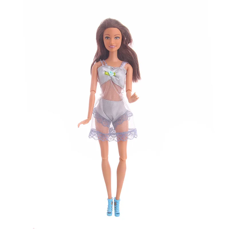 

2019 New Arrivals Doll Barbiees Clothes Sexy 3 Pcs /Set 4 Styles Doll Dresses Doll Accessories