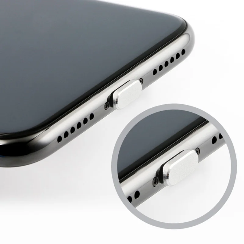 Металлический чехол для IPhone 7 с защитой от пыли|Пылезащитные заглушки| |
