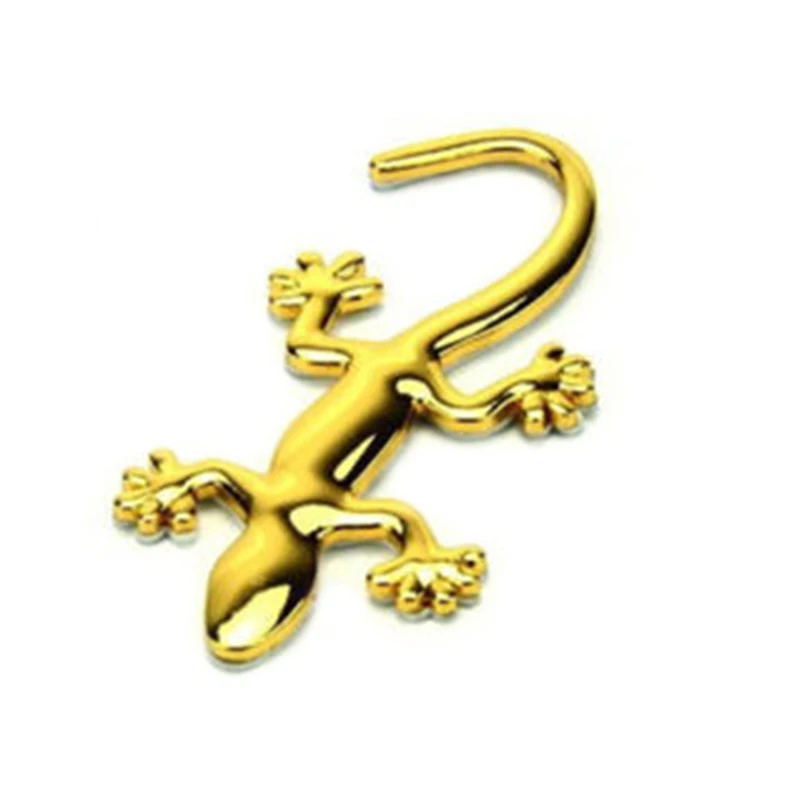 3 шт. Металлическая Автомобильная наклейка Gecko 3D Украшение модные аксессуары для