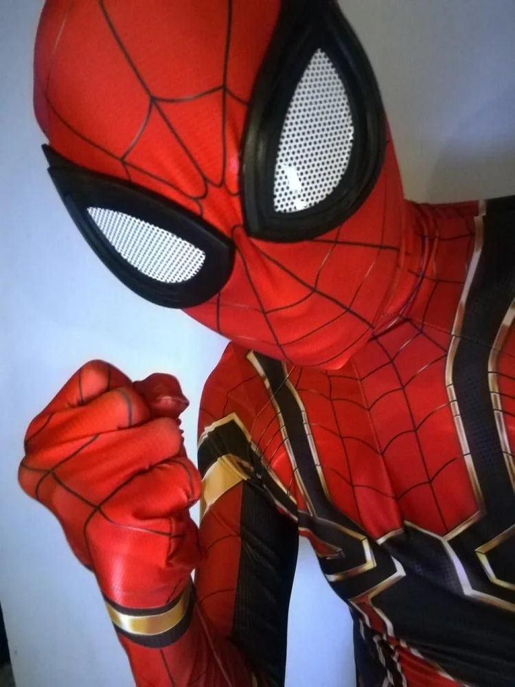 Карнавальный костюм человека на Хэллоуин Человека паука возвращения домой Zentai