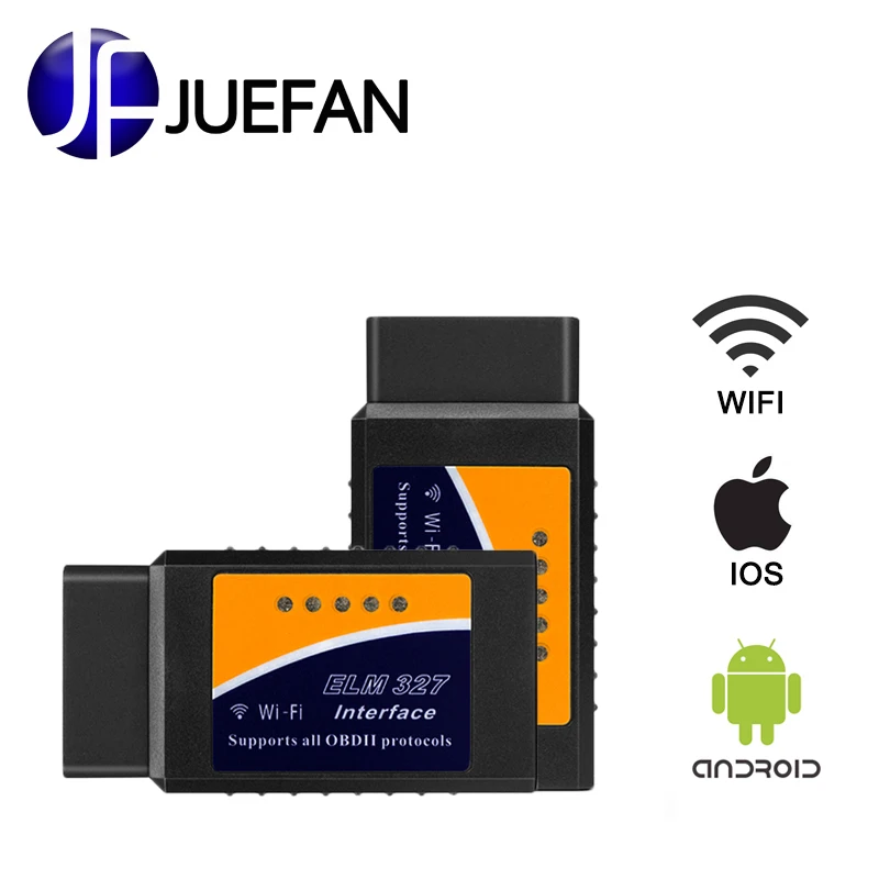 Горячее предложение! Распродажа! OBD V2.1 ELM327 OBD2 wifi автоматический сканер OBDII 2 Автомобильный ELM 327 wifi Тестер диагностический инструмент для Android Windows