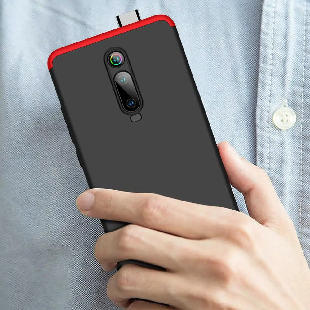 360 полная защита чехол для Xiaomi mi 9T pro Redmi K20 Pro Роскошный Жесткий ПК задняя крышка mi9T