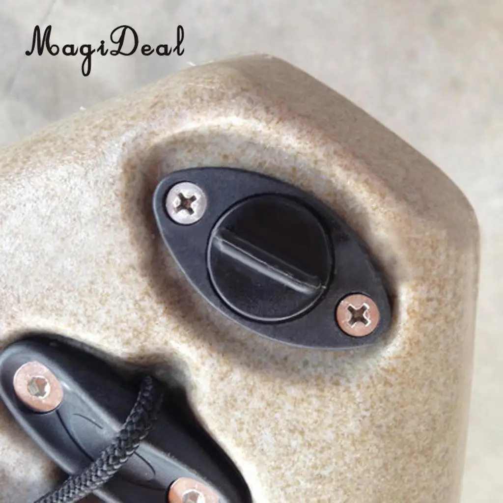 MagiDeal High Quality 1Pair Thread Drain Plug Bung With Screws for Dinghy Kayak Canoes Rowing Boat Surfing Water Sport Accessory | Спорт и