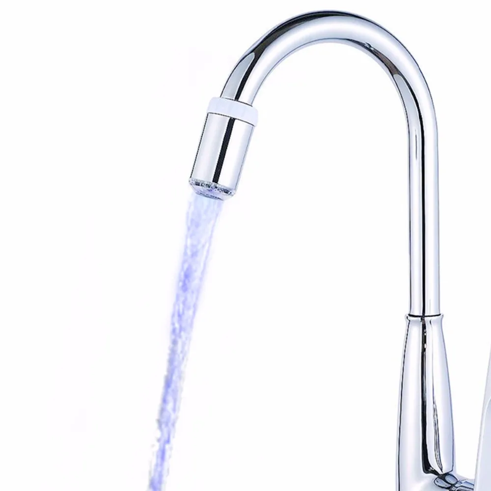 

Green Red Blue 3 Color Light Basin faucet Water Stream Temperature Sensitive Sensor LED Faucet Tap shower 20%off