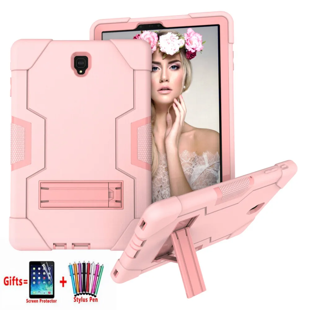 Модный чехол с передней подставкой для samsung Galaxy Tab S 4 S4 10,5 T835 T830 SM-T830 SM-T835 Smart Cover Funda с карандашом+ Flim