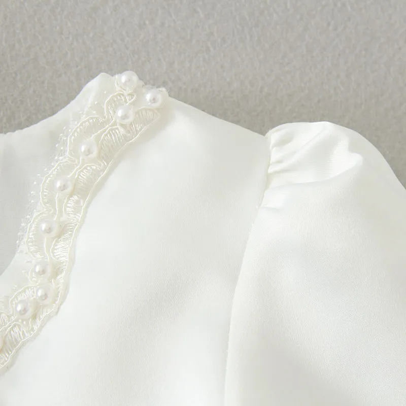 Новая модная женская куртка-болеро из бисера атласный болеро короткий кардиган