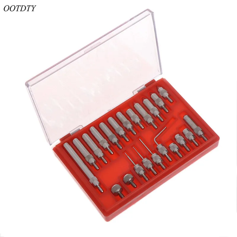 OOTDTY 22 шт. стальной циферблат индикатор набор точек 4 48 резьбовой наконечник для