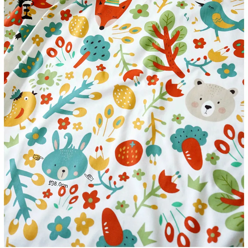 Новое прибытие 160x25 см мультфильм Mooie Hond Katoen Twill Сделай Сам Afdrukken Kinderen Beddengoed Doek Lakens