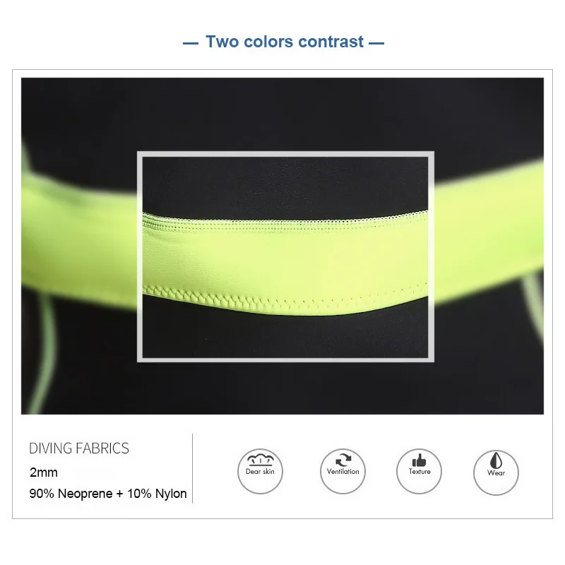 Sbart женский купальный костюм 2 мм длинный рукав неопреновый гидрокостюм для