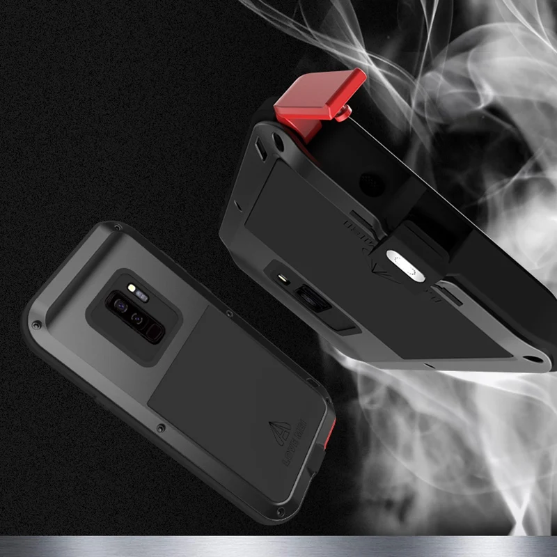 Чехол Love mei из алюминия и металла для Samsung S9 противоударный чехол телефона с