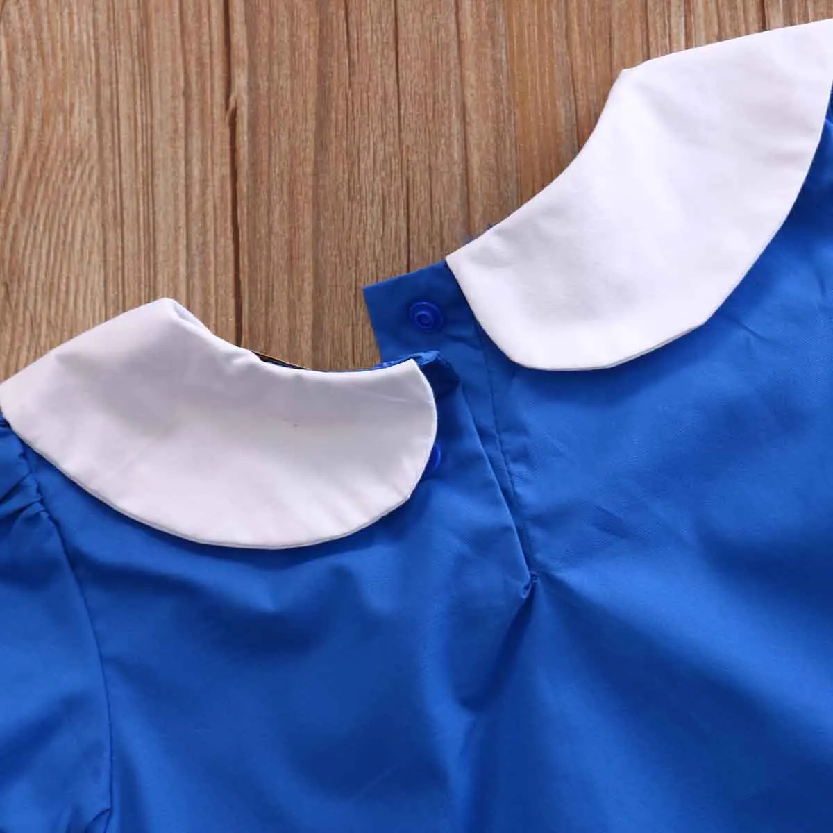 2017 Милая одежда для маленьких девочек Летний комбинезон с короткими рукавами и