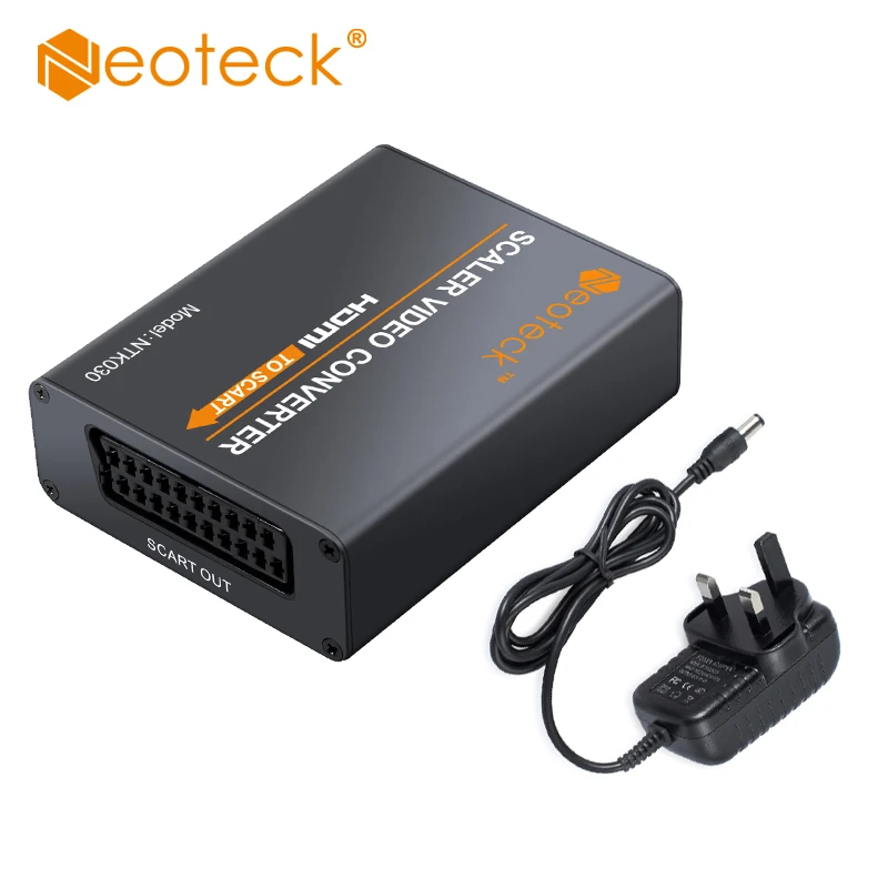 Neoteck алюминиевый HDMI совместимый с SCART конвертер композитный HD видео стерео аудио