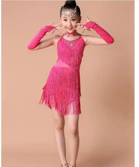 Платье для латинских танцев женское с бахромой | Детская одежда и обувь