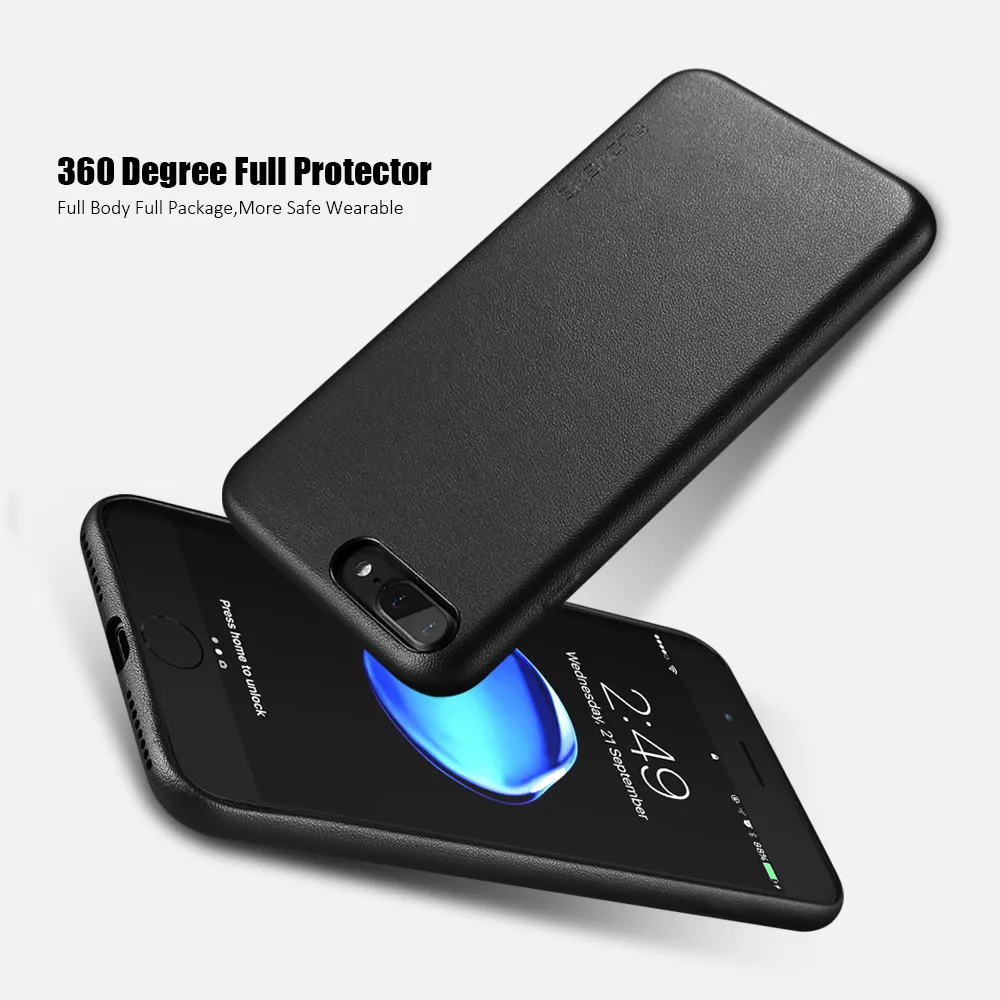 FLOVEME Phone Case For iPhone 6 6S 7 Plus Luxury PU Leather Full Coverage Back Shell 8 6s Coque | Мобильные телефоны и