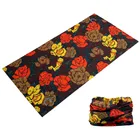 Повязка на голову женская многофункциональная в китайском стиле с принтом пионов