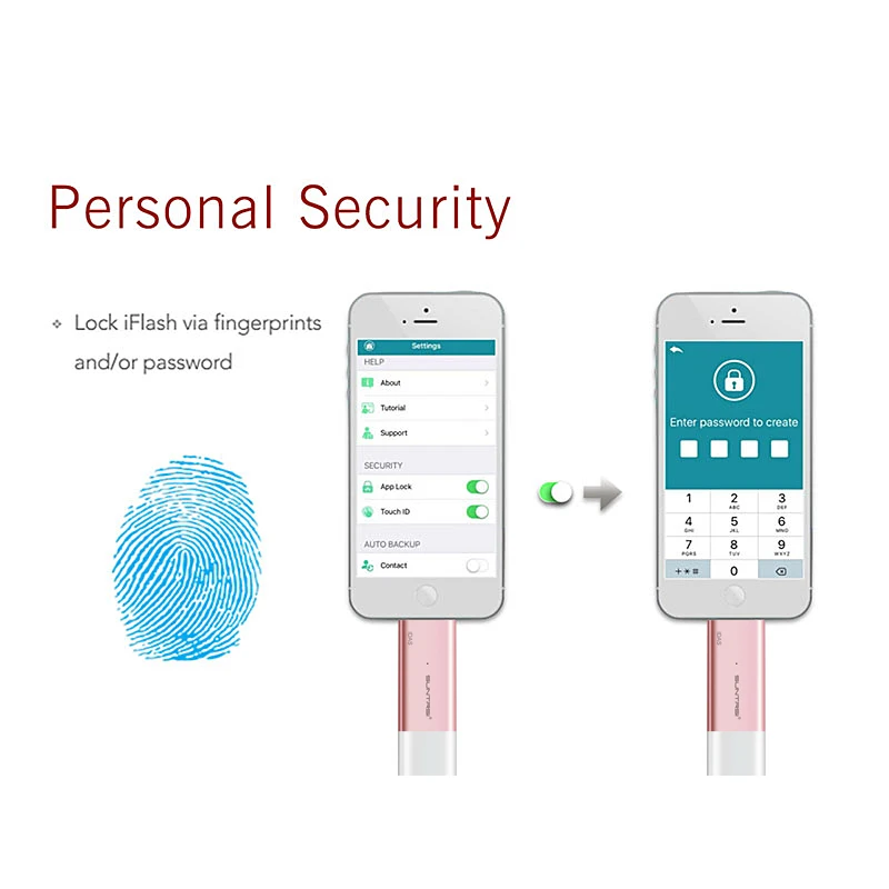 Suntrsi OTG флеш-накопитель 64 ГБ 32 для iphone/ПК USB 128 Флешка usb 3 0 MFI Certifide Бесплатная