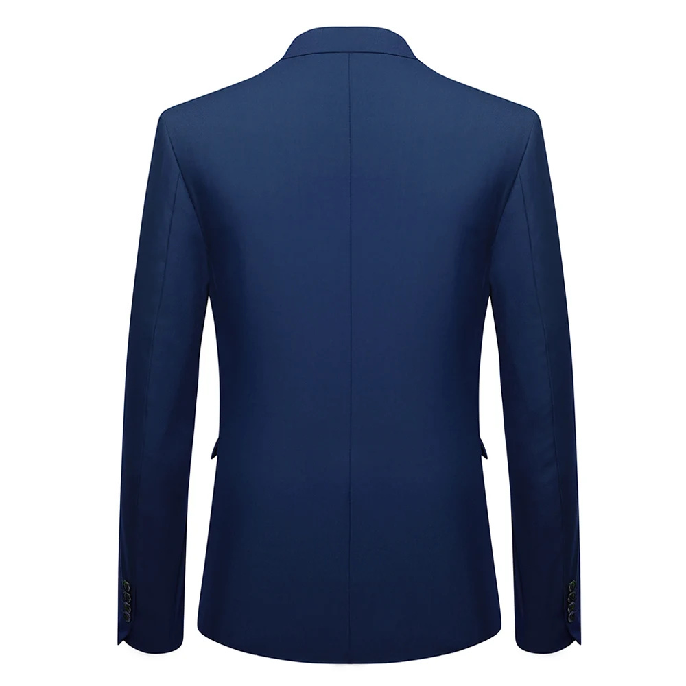 YUNCLOS деловой мужской костюм куртка свадебное платье-пиджак и брюки Slim Fit