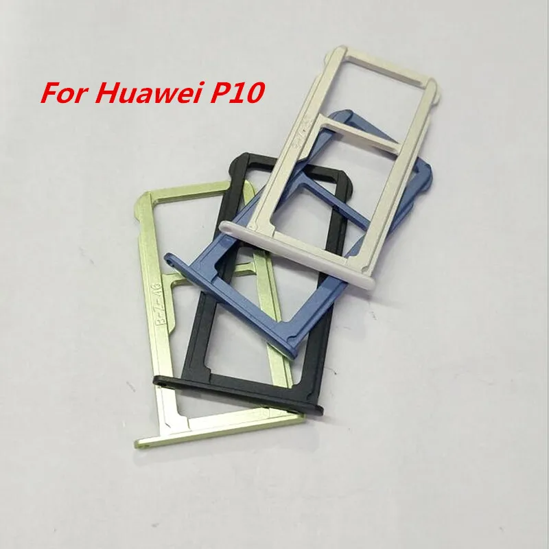 Wholesale Price 50PCS/Lot for Huawei P10 SIM Card SD Card Tray Holder Slot Adapter Socket Replacement Repair Spare Parts