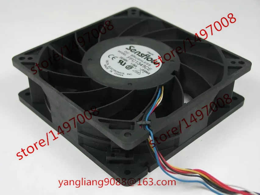 Вентилятор охлаждения сервера Delta Electronics FFC1348CE JS684X DC 48 В 1,05a 7-Wire 127x127x38 мм