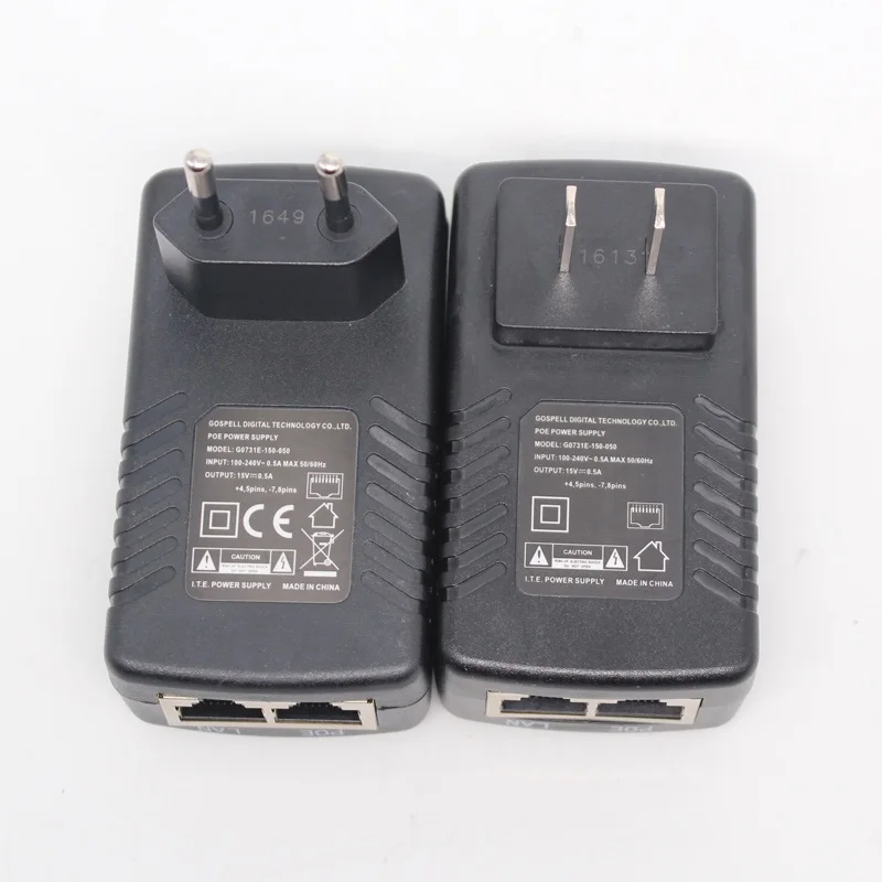 15 V 0.5A POE адаптер питания для маршрутизатор CPE
