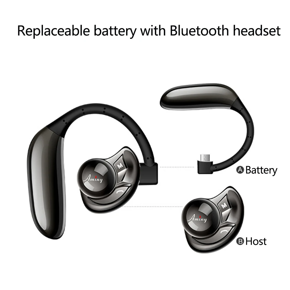 Беспроводные Bluetooth наушники Handsfree UFO bluetooth-гарнитура с 200 часов в режиме ожидания