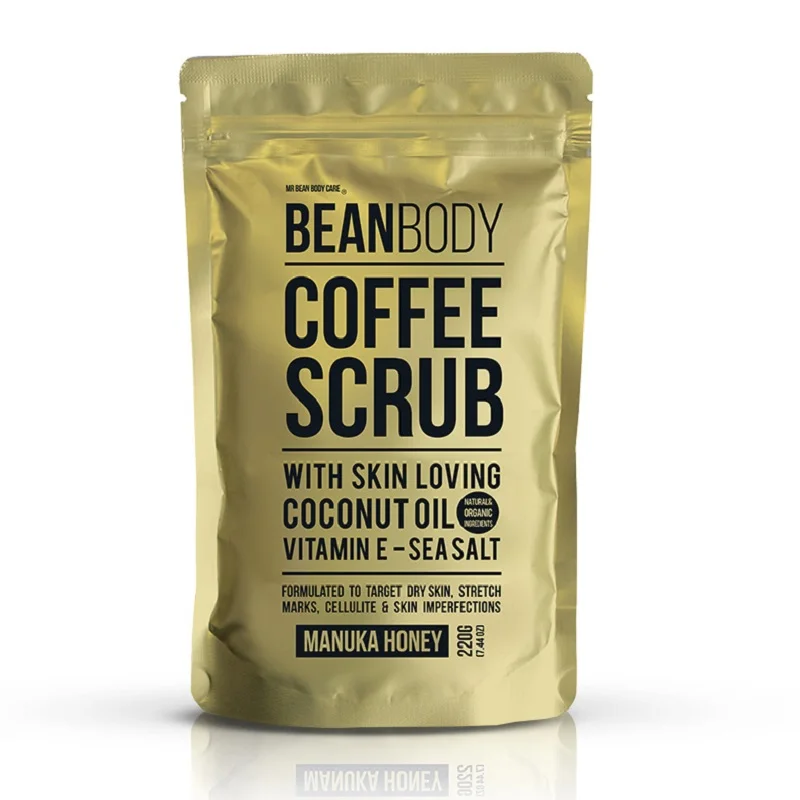 Наушников BeanBody Манука Мёд Кофе скраб кокосовое масло удаляет омертвевшие клетки
