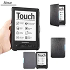 Чехол для электронной книги PocketBook Touch 622 и чехол-книжка Pocketbook Touch Lux 1st 623, чехол-книжка кошелек, кожаный чехол магнитом