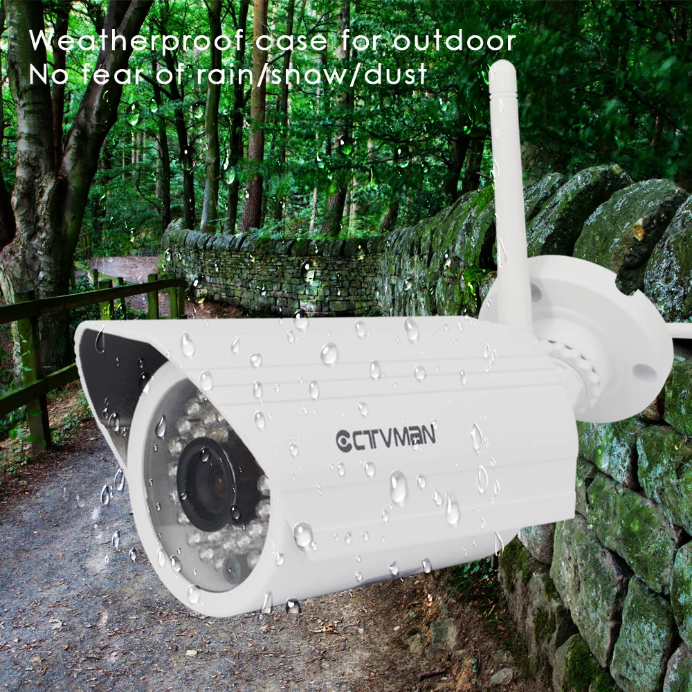 CTVMAN Security IP Cameras 720P 1080P Network Wireless Waterproof Camera Wi-fi CCTV SD Card Slot Video Surveillance | Безопасность и
