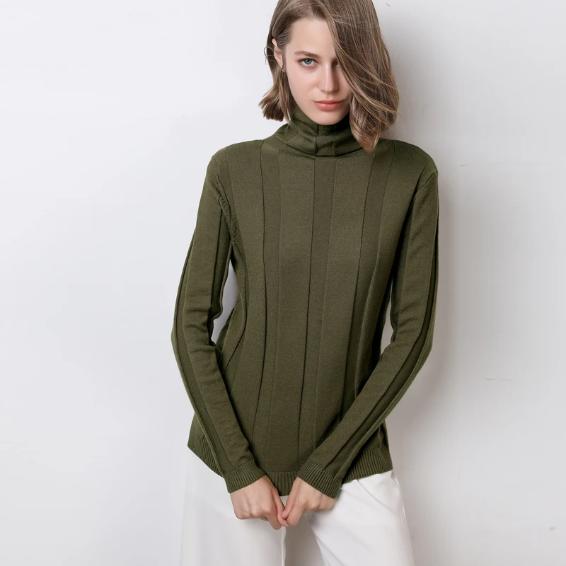 2018 New Autumn Fashion Women's Sweater Large Size Stretch High Neck Slim Sexy Soft Bottoming Pullover | Женская одежда