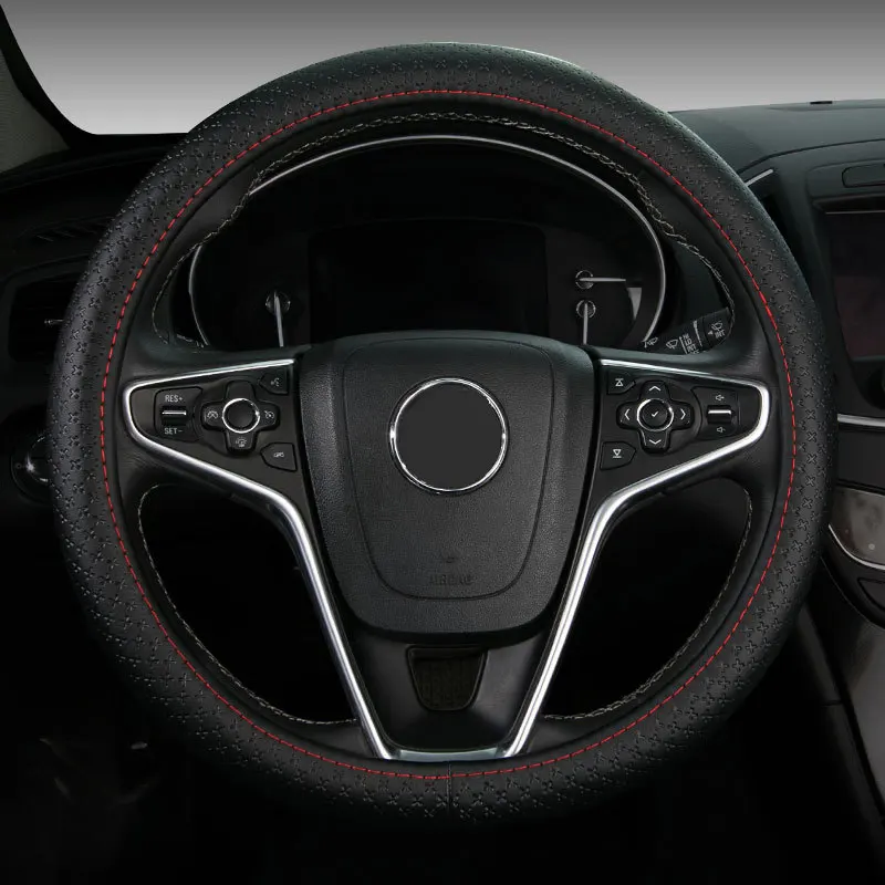 38 см чехол рулевого колеса автомобиля из натуральной воловьей кожи
