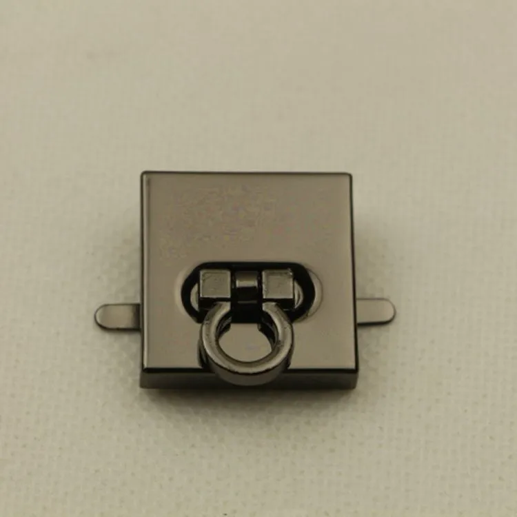 2pcs Metal Square Twist Lock Buckle for Handbag Hardware Decor Accessory Fastener Clasp DIY Crafts Bag Parts | Дом и сад