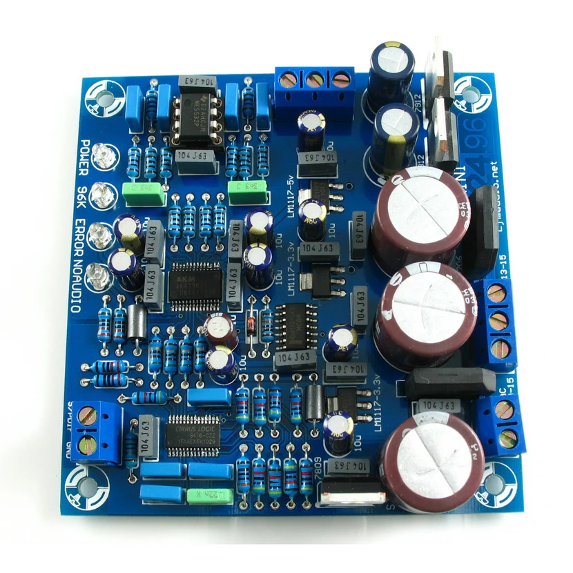 24 бит 192K Гц ЦАП CS8416 + AK4396 NE5532P SPDIF к аудио выходу предусилитель комплект LJM|dac cs8416|dac