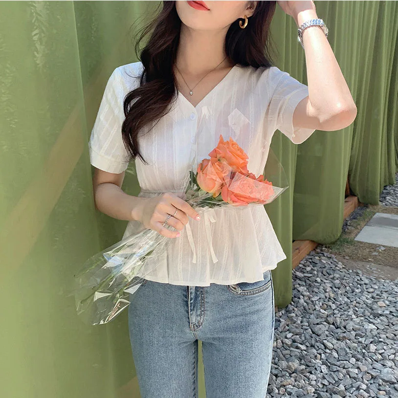 BOBOKATEER Красная белая блузка женская рубашка blusas mujer de moda 2020 женские топы летние и