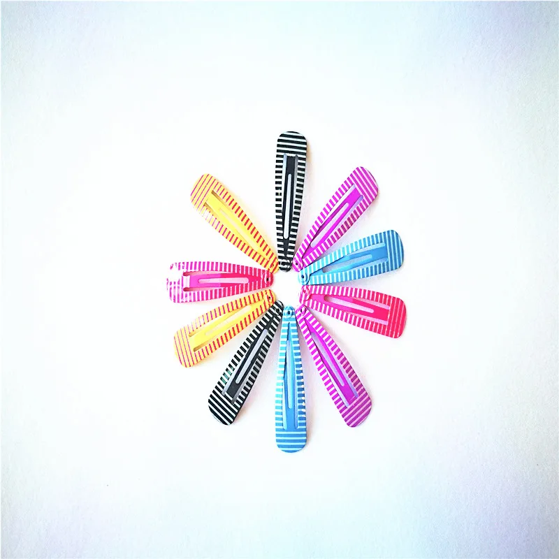 100 шт. модная заколка для волос девочек с бантом металлическая заколки цветочным