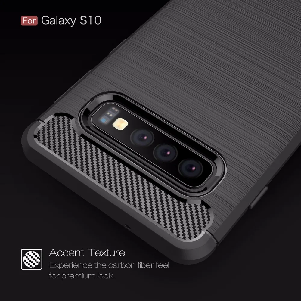 Противоударный мягкий силиконовый чехол для Samsung Galaxy S10 S8 Lite S9 Plus Note 8 9 из